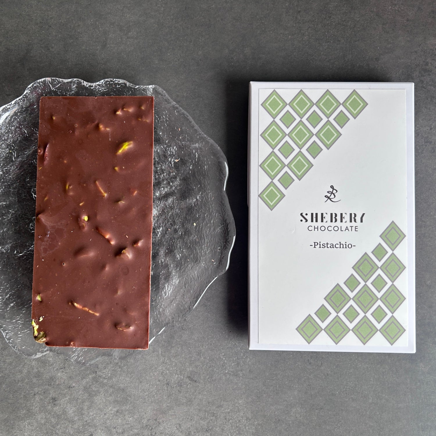 オーガニックチョコレート、ピスタチオチョコレート、ギルトフリースイーツ